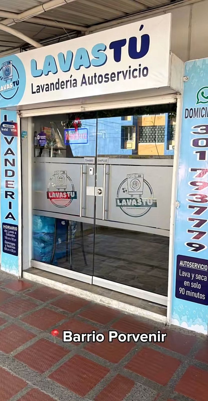 Fachada LavasTú Porvenir, Barranquilla